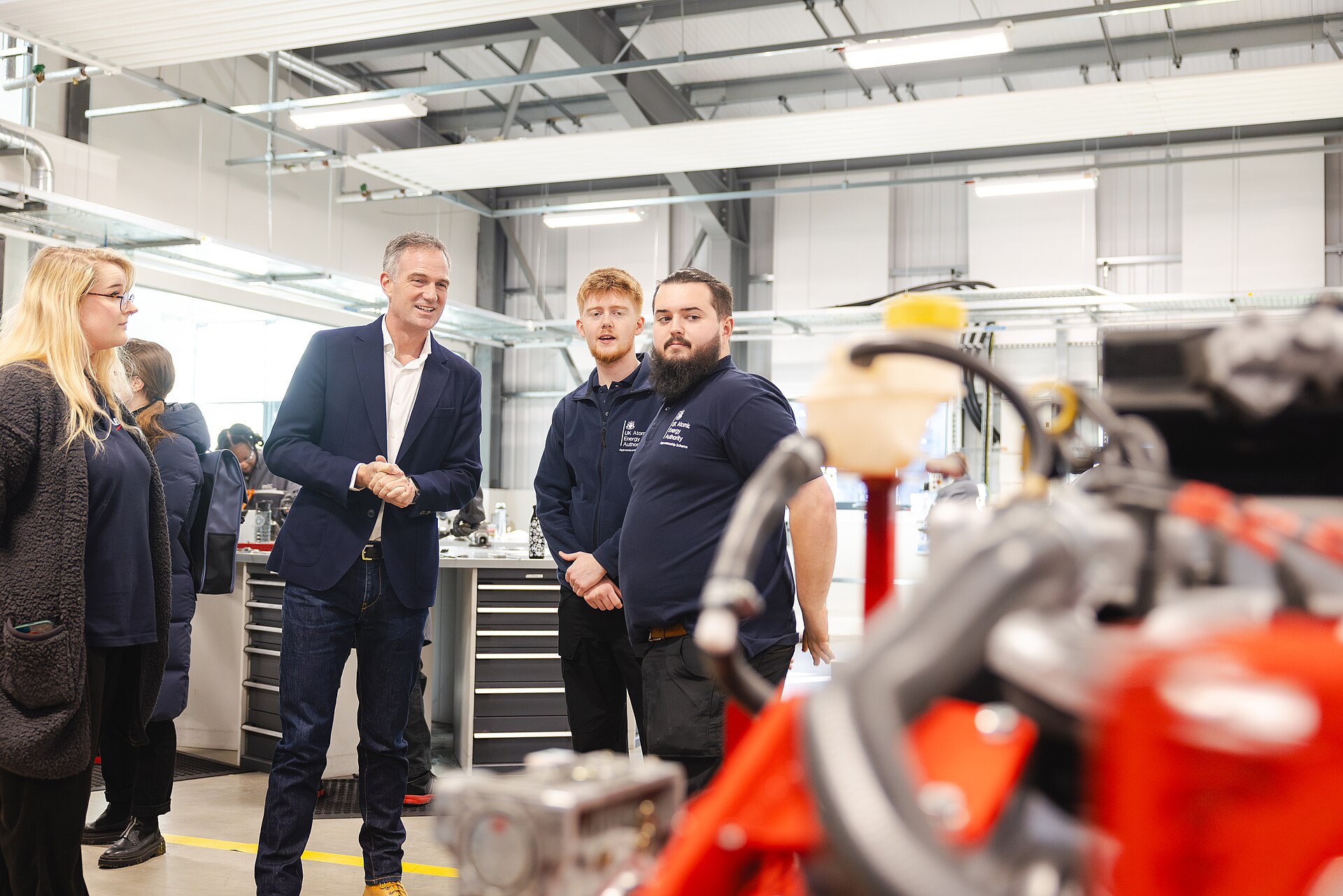 09/01/2025. Culham, United Kingdom. Secretary of State Peter Kyle visits Culham Campus as part of the AI Opportunities Action plan announcement. Picture by Alecsandra Dragoi / DSIT