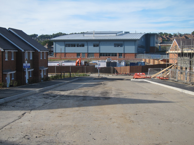 New housing estate under construction